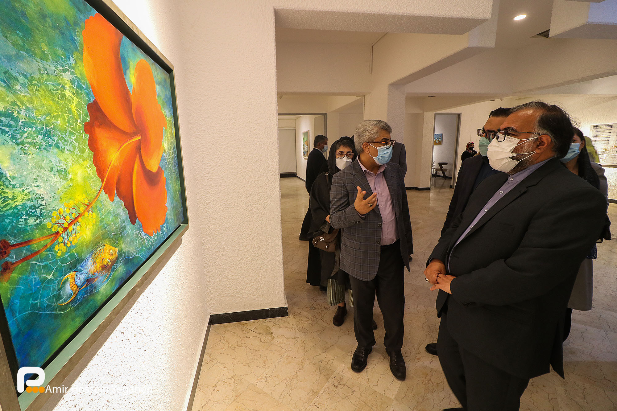 گزارش تصویری / آیین افتتاح نمایشگاه آثار منتخب سه نسل از زنان نقاش ایران