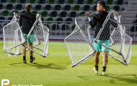 گزارش تصویری/تمرین تیم ملی فوتبال در کیش
